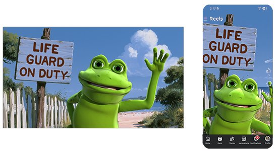 Horizontal & Vertical Formats